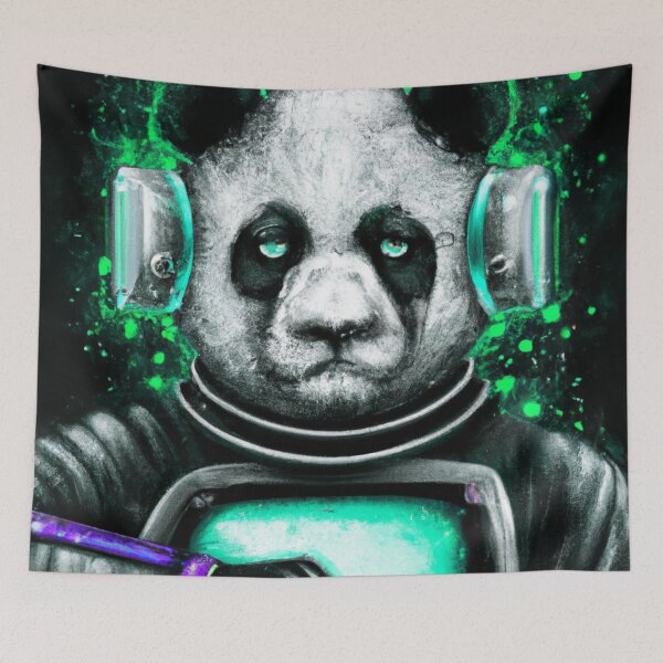 Item preview, Cyberpunk Panda I designed and sold by SteamedpunkVegg.