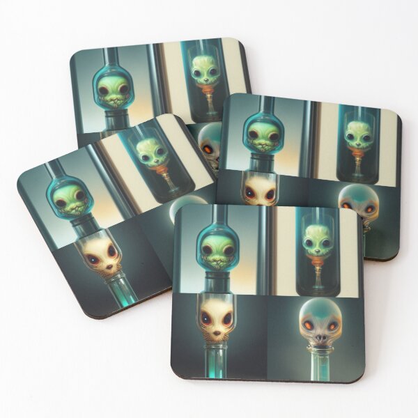 Item preview, Aliens in Test Tubes designed and sold by Funkylicious.