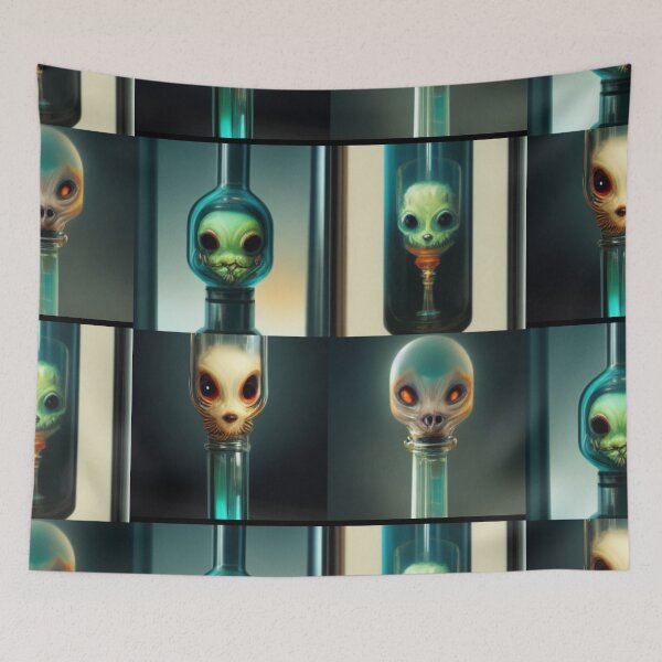 Item preview, Aliens in Test Tubes designed and sold by Funkylicious.