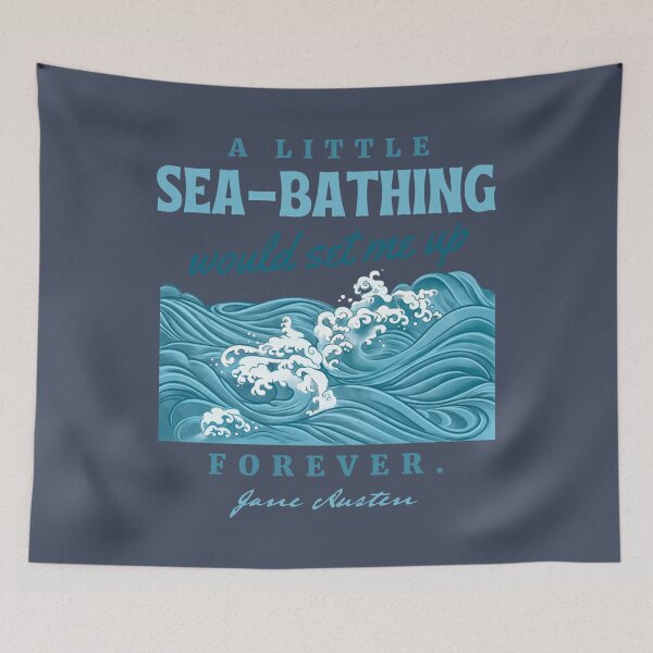 Item preview, A little sea-bathing would set me up forever | Pride and Prejudice designed and sold by CastlesClassics.