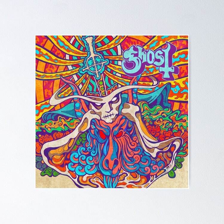 ghost satanic panic tour 2023 masepte Poster