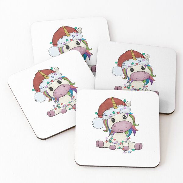 Item preview, Funny Christmas Light Rainbow Unicorn Cute Gift designed and sold by KevinOndricka.