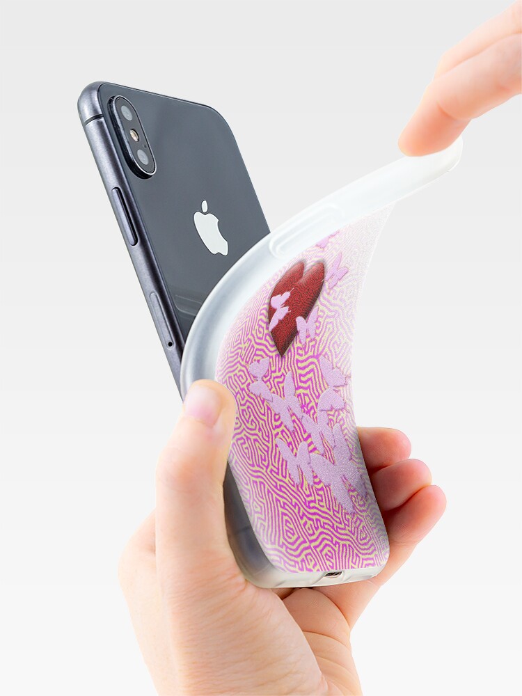Alternate view of aMazed Heart iPhone Case & Cover
