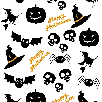 Artwork thumbnail, Halloween pattern by HelloTARA