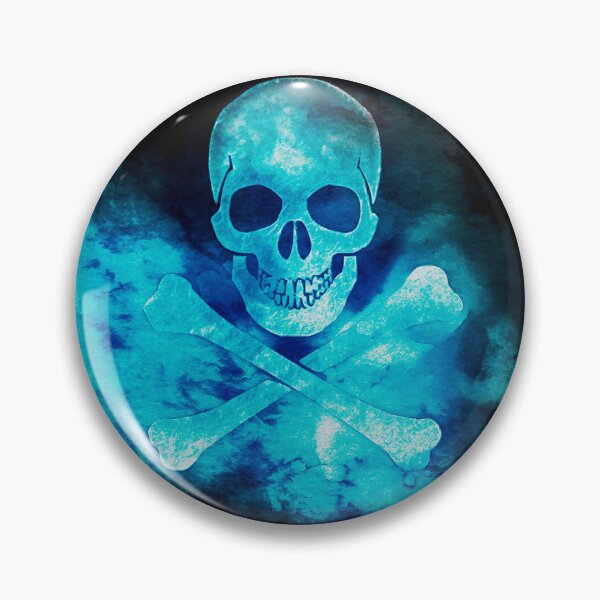 Item preview, Scary Pirate Neon Skeleton Face design designed and sold by Dven-Clothes.