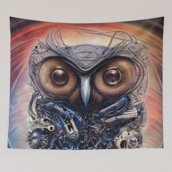 Item preview, Amethyst Owl designed and sold by TinyMonsterShop.
