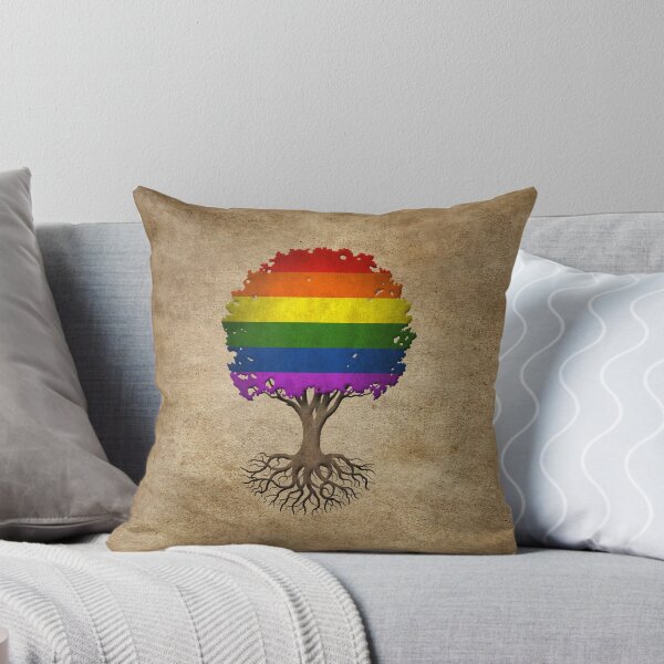 Item preview, Tree of Life with Gay Pride Rainbow Flag designed and sold by JeffBartels.