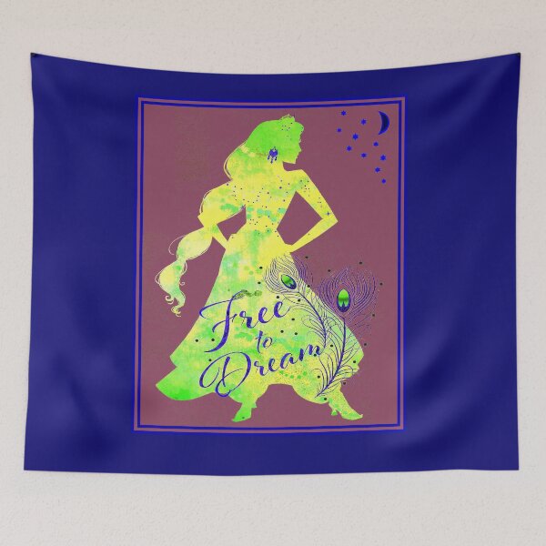 Item preview, FREE TO DREAM : A Young Girl Achieving Her Dreams in the Universe Print designed and sold by posterbobs.