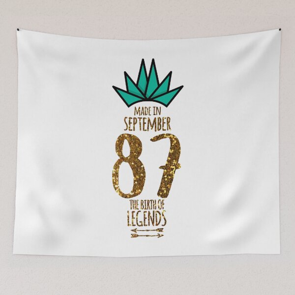 Item preview, Awesome,pi,pineapple,made,are,born,in,september 1987 30 th designed and sold by bestdesign4u.
