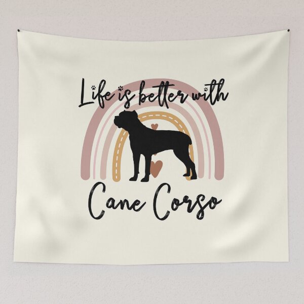 Item preview, Cane Corso Dog Rainbow Aesthetic Boho designed and sold by rafaeltto.