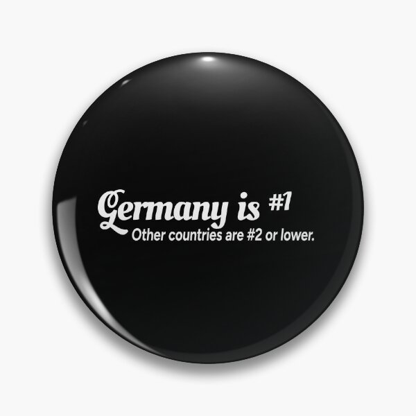 Item preview, Germany is number 1. Other countries are number 2 or lower. designed and sold by redacteddesign.