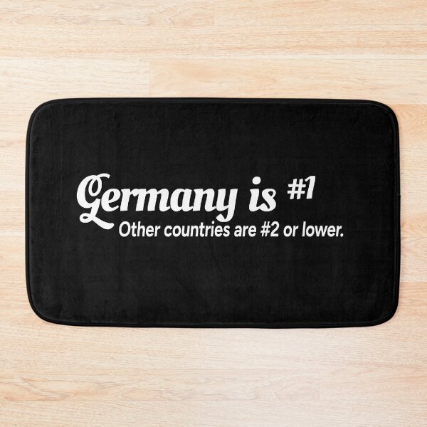 Item preview, Germany is number 1. Other countries are number 2 or lower. designed and sold by redacteddesign.