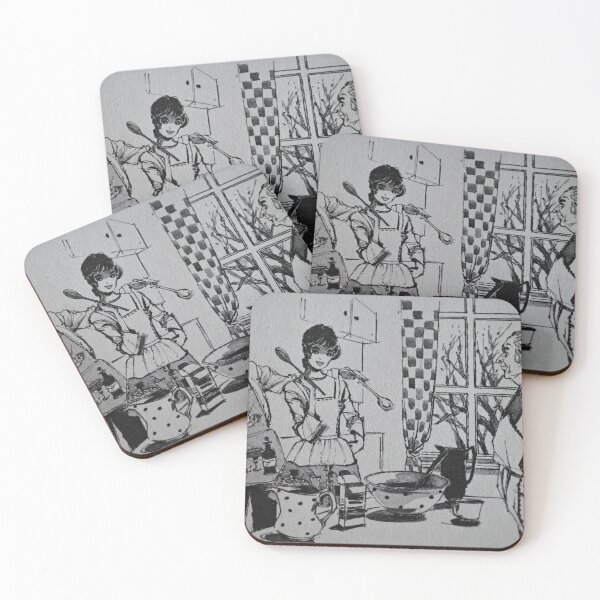 Item preview, Vintage Ladies kitchen scene designed and sold by susannvoelske.