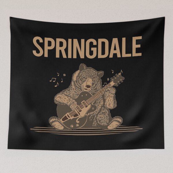 Item preview, Bear With Guitar Springdale designed and sold by BloodMoneyTwit.