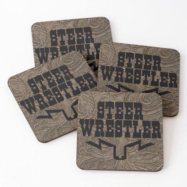 Item preview, Steer Wrestler Design With Horns designed and sold by handsoftime2020.