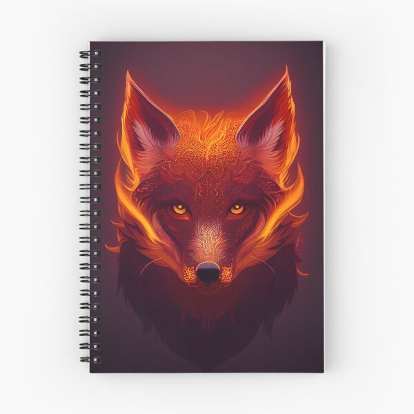 Item preview, Fire wolf head - Midjourney designed and sold by AI1artist.