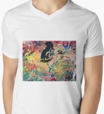 Figurative abstraction Men's V-Neck T-Shirt