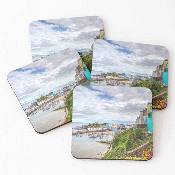Item preview, Tenby Harbour Beach And Town Houses designed and sold by Paul Thompson Photography.