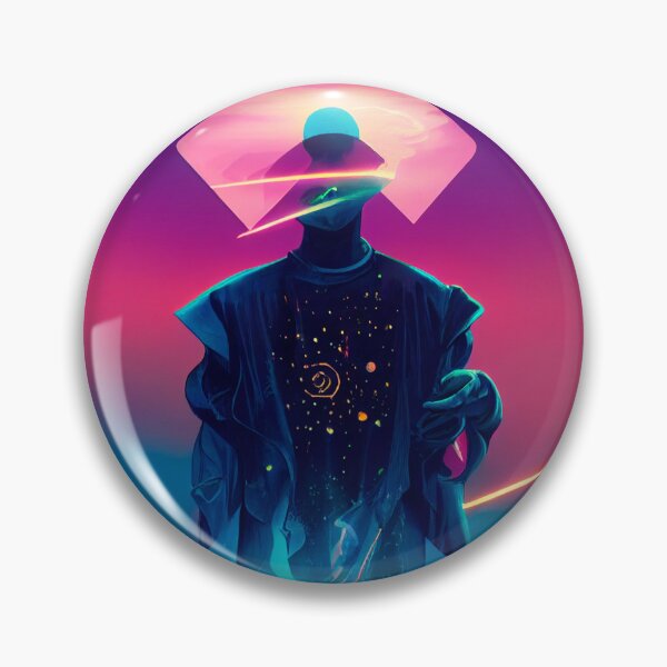 Item preview, The Magician, cyberpunk tarot card designed and sold by hippai.