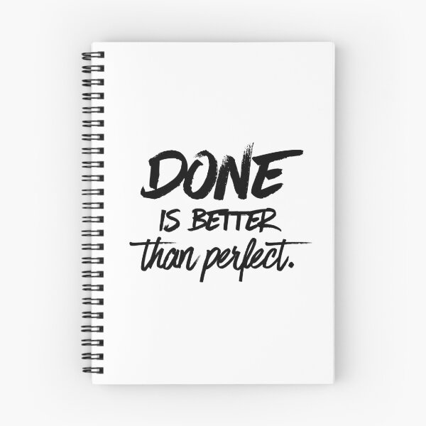 Item preview, Done is better than perfect designed and sold by Miruna Illustration.
