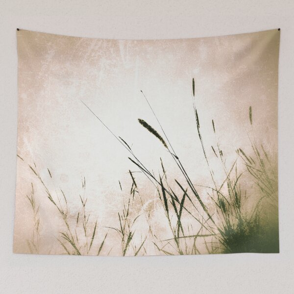 Item preview, Aesthetic Grass Wild Grasses in the Countryside in Dreamy Soft Grunge Style 2 of 4 designed and sold by Beachy.