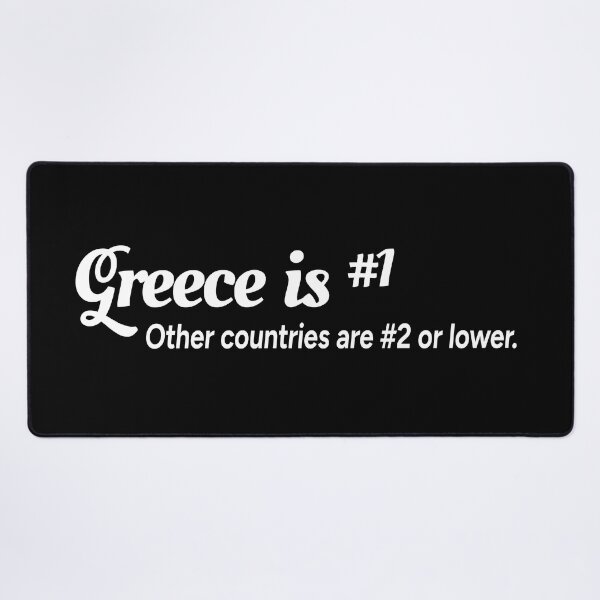Item preview, Greece is number 1. Other countries are number 2 or lower. designed and sold by redacteddesign.