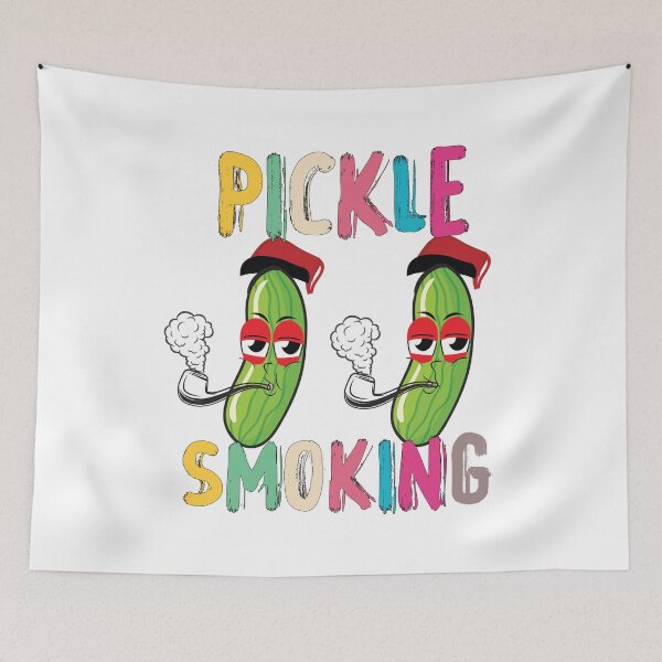 Item preview, pickle christmas smoking designed and sold by EZONEEE.