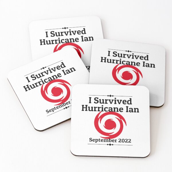 Item preview, I Survived Hurricane Ian - September 2022 - Fort Meyers - Punta Gorda - Sarasota - Florida Gulf Coast designed and sold by AlanPhotoArt.