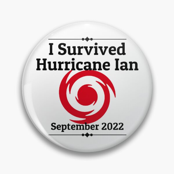 Item preview, I Survived Hurricane Ian - September 2022 - Fort Meyers - Punta Gorda - Sarasota - Florida Gulf Coast designed and sold by AlanPhotoArt.