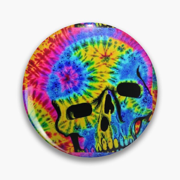 Item preview, "Kakuritsu" Melting Tie Dye Skull designed and sold by HofmannsStamps.