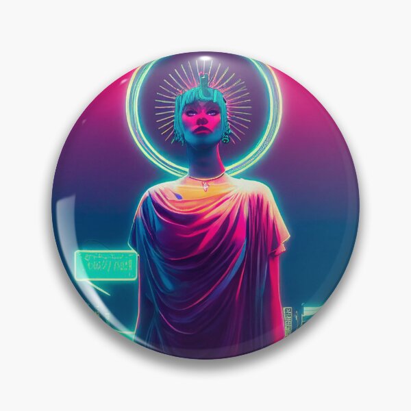 Item preview, The Empress, cyberpunk tarot card designed and sold by hippai.