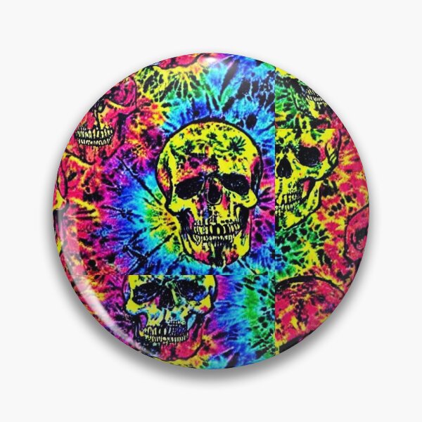 Item preview, "嵐" Tie Dye Skulls designed and sold by HofmannsStamps.