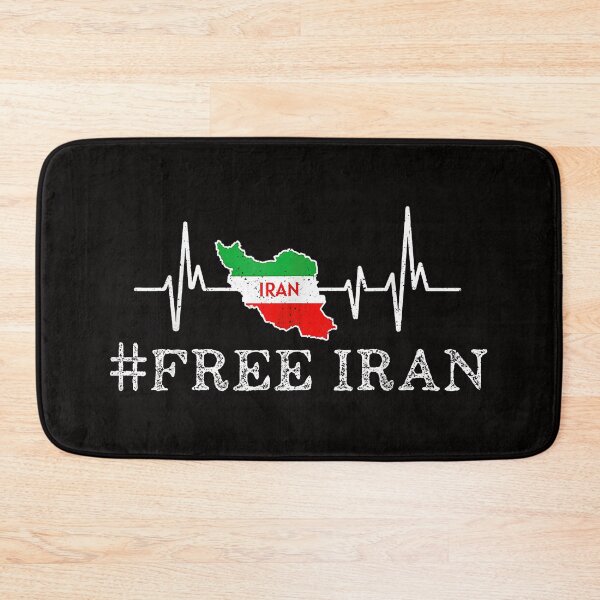 Item preview, Free Iran Symbol Flag Heartbeat Freedom Love  designed and sold by Ella38.