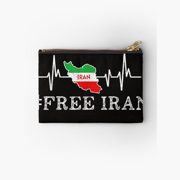 Item preview, Free Iran Symbol Flag Heartbeat Freedom Love  designed and sold by Ella38.