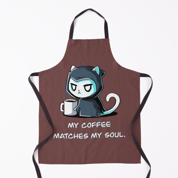Item preview, My coffee matches my soul. designed and sold by OnlyCoolDesigns.