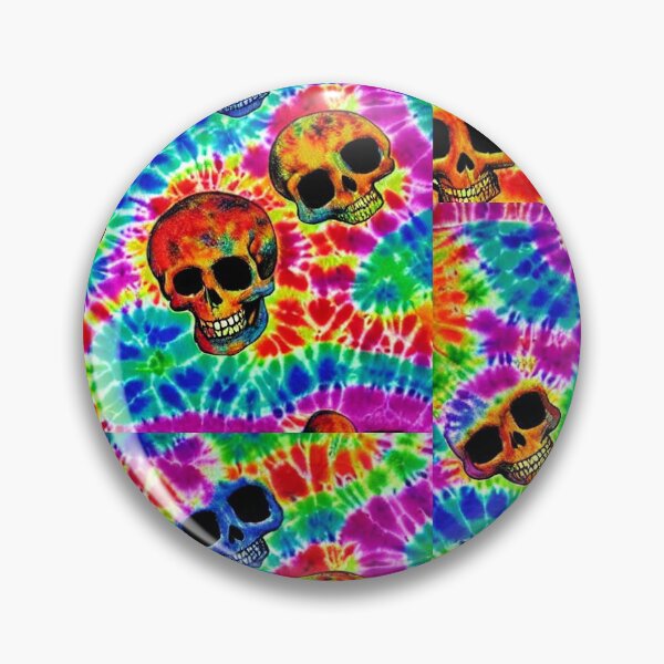 Item preview, "胎児" Tie Dye Skulls designed and sold by HofmannsStamps.