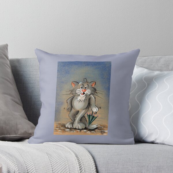 Item preview, CAT WITH UMBRELLA designed and sold by Colette van der Wal.