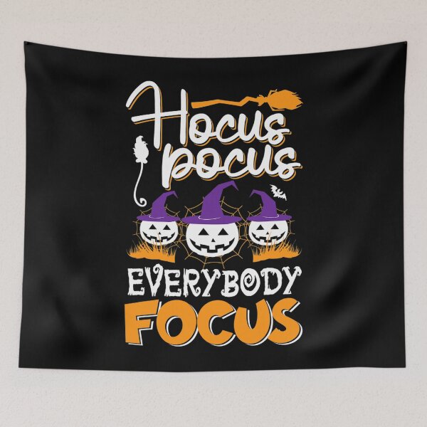 Item preview, Halloween Hocus Pocus Everybody Focus Witches Broom designed and sold by palestep-father.