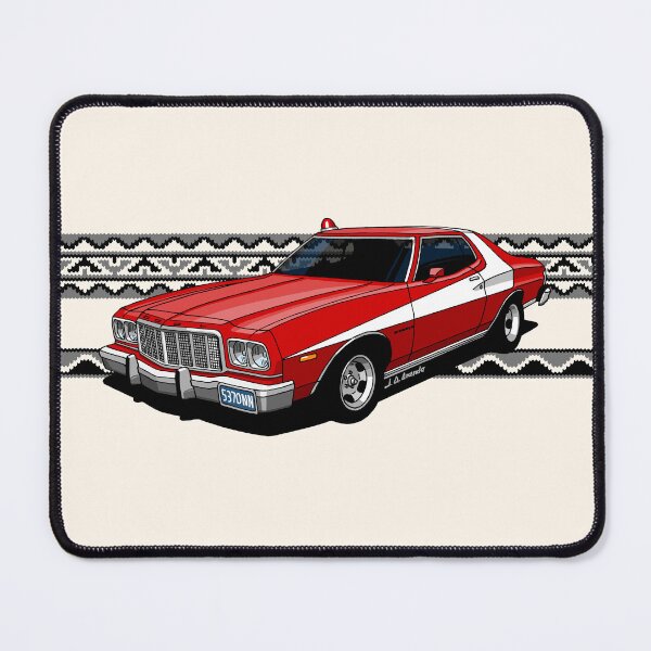 Item preview, The iconic car "Tomato" from the crime TV series with jersey background designed and sold by designjaag.