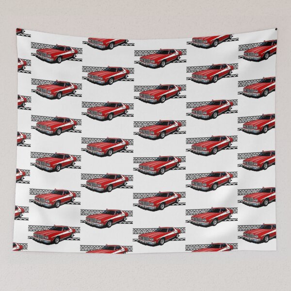 Item preview, The iconic car "Tomato" from the crime TV series with jersey background designed and sold by designjaag.