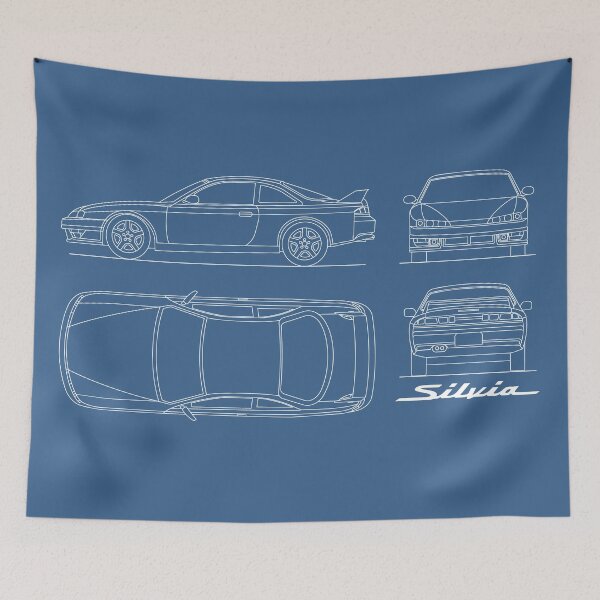 Item preview, The Silvia S14 Blueprint designed and sold by rogue-design.