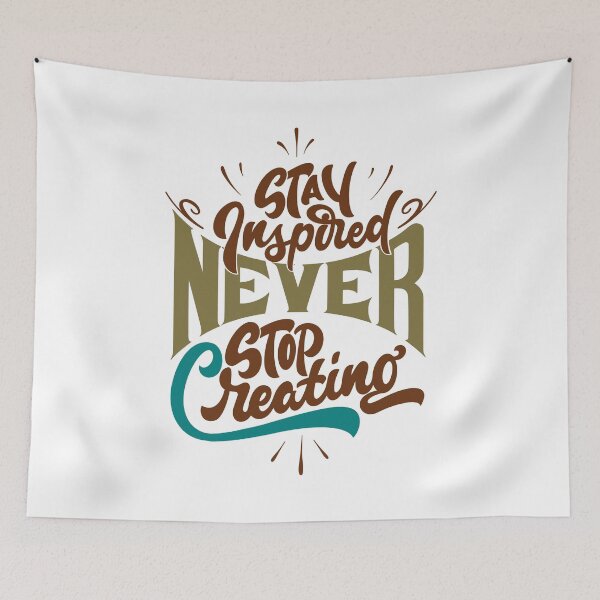 Item preview, Never Stop Creating designed and sold by ChenryConcepts.