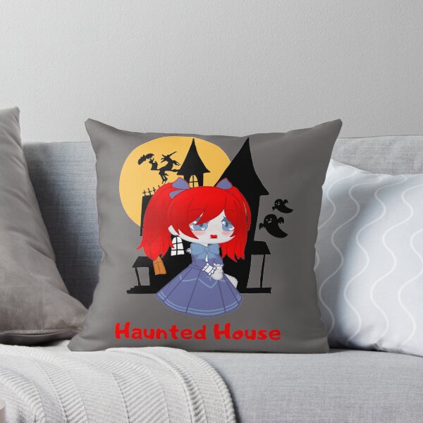 Item preview, Haunted house with Sinister Poppy Doll made with Gacha club. Girl with sinister style perfect to wear on Halloween or Day of the Dead. Girls Gacha Club designed and sold by gachanime.