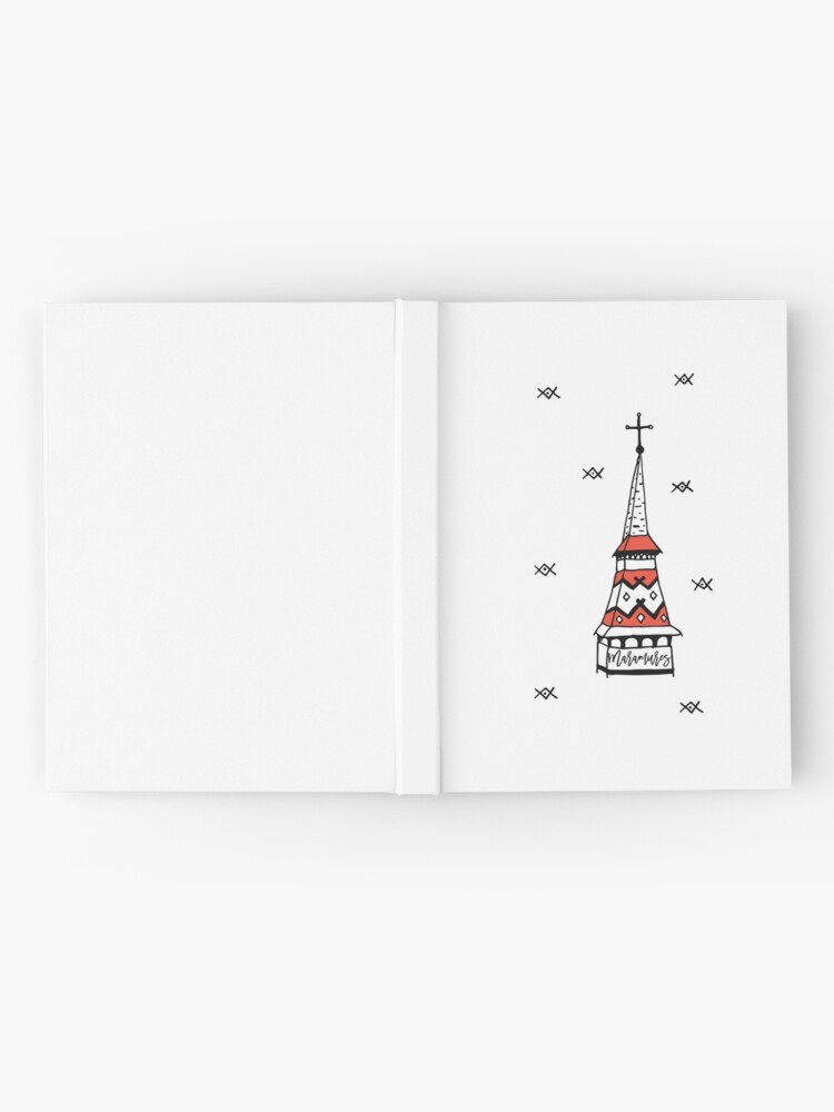 Alternate view of Little monastery in Maramures Hardcover Journal