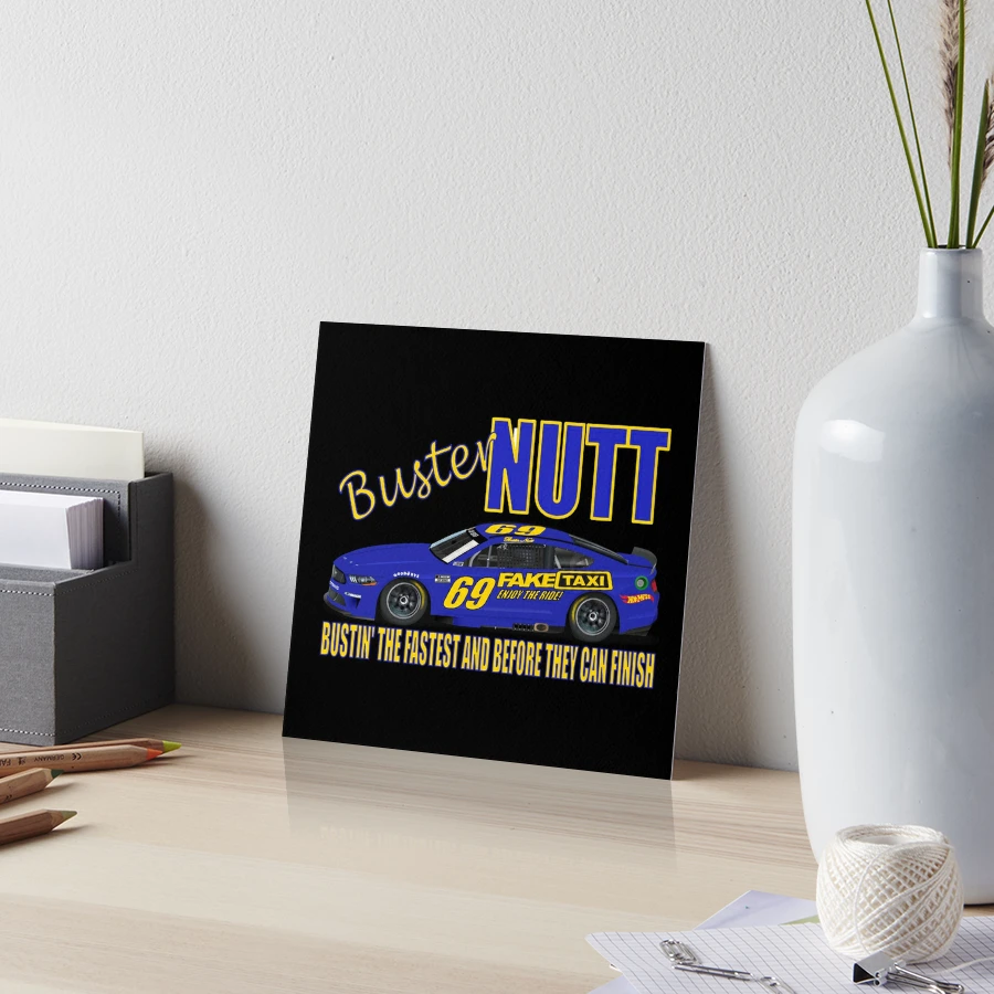 Buster Nutt- Vintage Style Race Car Driver Design