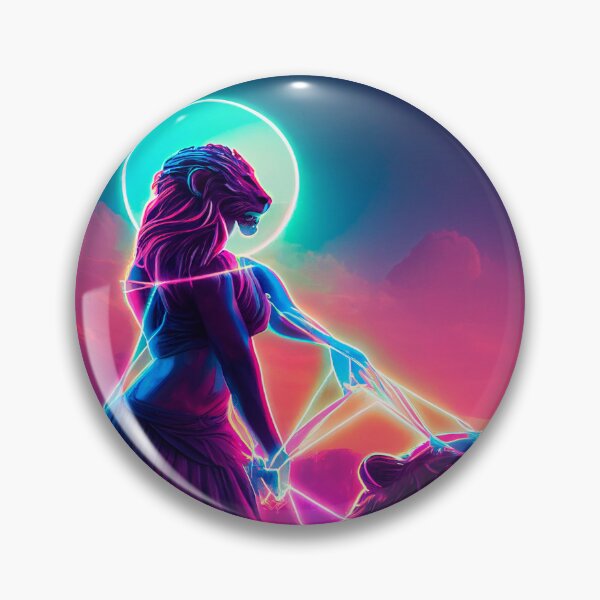 Item preview, Strength, cyberpunk tarot card designed and sold by hippai.