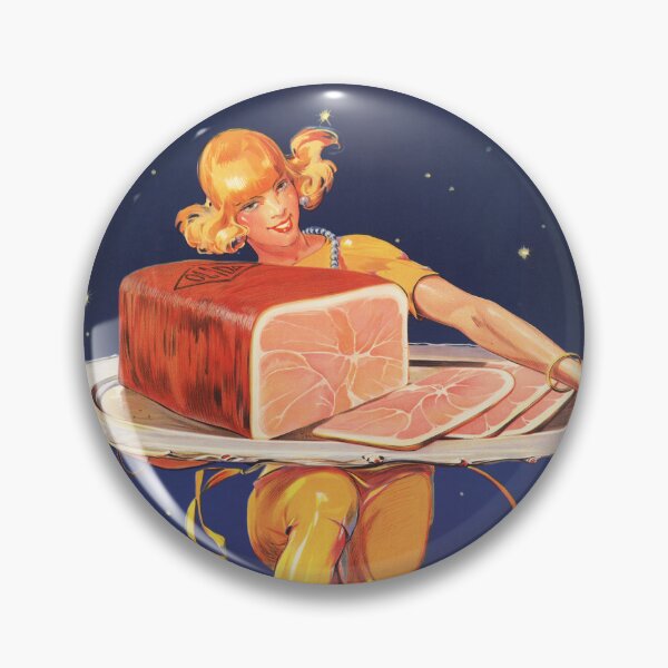 Item preview, JAMBON OLIDA 1930 French Ham Meat Advertisement by Poster Artist Ribet designed and sold by retroposters.