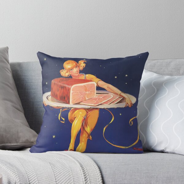 Item preview, JAMBON OLIDA 1930 French Ham Meat Advertisement by Poster Artist Ribet designed and sold by retroposters.
