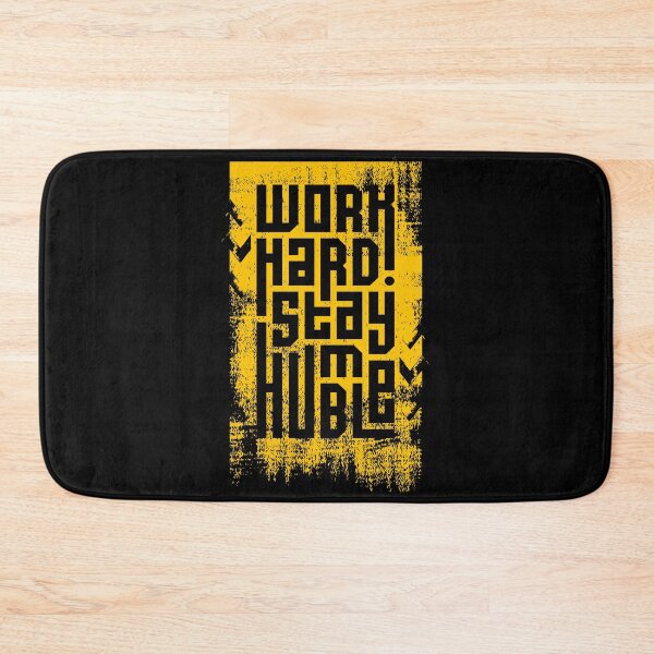 Item preview, Work Hard Stay Humble Positivism Quote designed and sold by Xoox Art.