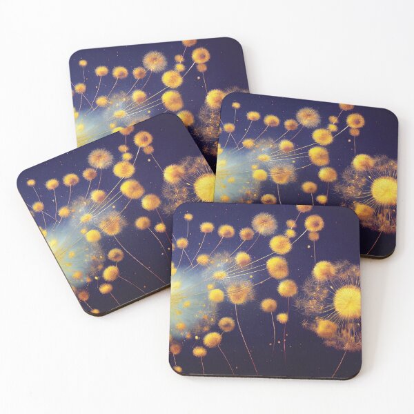 Item preview, Dandelion Yellow in Space designed and sold by visionaryberry.